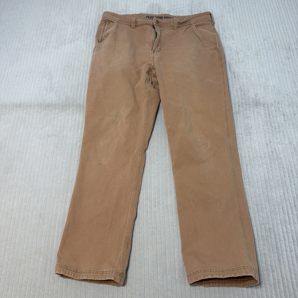 Duluth Trading Flex Fire Hose Pants Mens 38x32 Fits(36x30) standard Fit Stretch